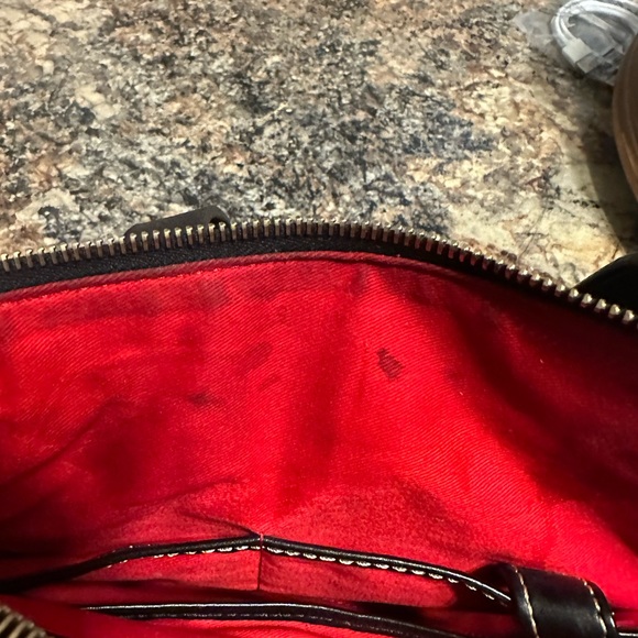 Dooney & Bourke Black Leather Bag - Picture 7 of 9